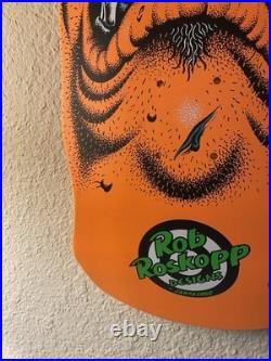 Santa Cruz Rob Roskopp Skateboard Deck Orange New