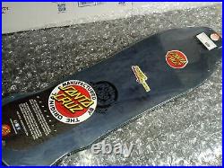 Santa Cruz Rob Roskopp Skateboard Deck Rare Dark Blue Stain New In Shrink