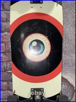 Santa Cruz Rob Roskopp TARGET EYE skateboard deck with Trucks & Wheels Complete
