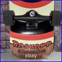 Santa Cruz Rob Roskopp TARGET EYE skateboard deck with Trucks & Wheels Complete