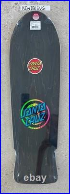 Santa Cruz Rob Roskopp Target 1 Skateboard Deck Black Stain Jim Philips Art