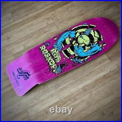 Santa Cruz Rob Roskopp Target 3 Skateboard Deck Pink Stain Jim Philips Art