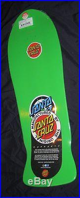 Santa Cruz Rob Roskopp Target 4 IV skateboard deck limited run green NIS