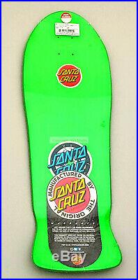 Santa Cruz Rob Roskopp Target IV 4 Reissue Skateboard Deck Fluorescent Green
