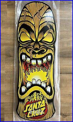 Santa Cruz Rob Roskopp Tiki Rare Skateboard Deck Art