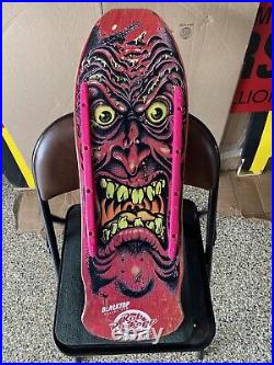 Santa Cruz Rob Roskopp Vintage Skateboard Deck BLACKTOP SERIES L TD Pro Model