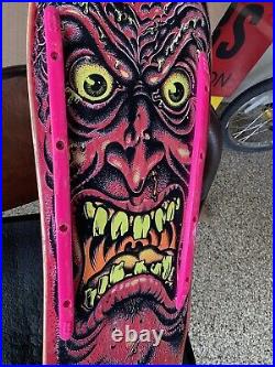 Santa Cruz Rob Roskopp Vintage Skateboard Deck BLACKTOP SERIES L TD Pro Model