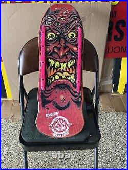 Santa Cruz Rob Roskopp Vintage Skateboard Deck BLACKTOP SERIES L TD Pro Model