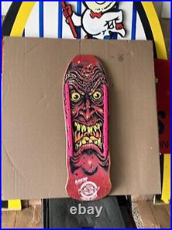 Santa Cruz Rob Roskopp Vintage Skateboard Deck BLACKTOP SERIES L TD Pro Model