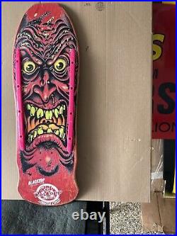 Santa Cruz Rob Roskopp Vintage Skateboard Deck BLACKTOP SERIES L TD Pro Model