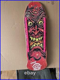 Santa Cruz Rob Roskopp Vintage Skateboard Deck BLACKTOP SERIES L TD Pro Model