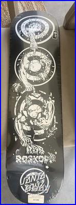 Santa Cruz Roskopp Evolution Skateboard Deck Black 8.25