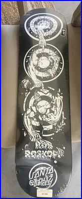 Santa Cruz Roskopp Evolution Skateboard Deck Black 8.25