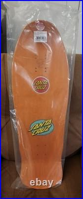 Santa Cruz Roskopp Face Two Reissue Skateboard Deck Orange 9.9 x 30.8 NIS New