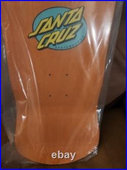 Santa Cruz Roskopp Face Two Reissue Skateboard Deck Orange 9.9 x 30.8 NIS New