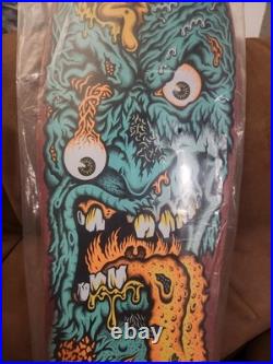 Santa Cruz Roskopp Face Two Reissue Skateboard Deck Orange 9.9 x 30.8 NIS New