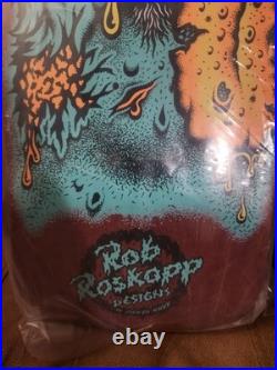 Santa Cruz Roskopp Face Two Reissue Skateboard Deck Orange 9.9 x 30.8 NIS New