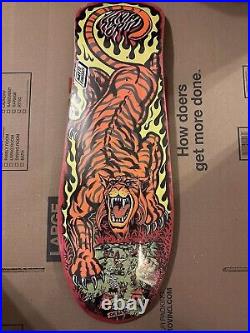 Santa Cruz SALBA Tiger Reissue Skateboard Deck New in shrink