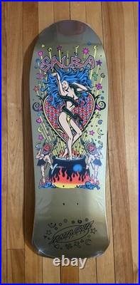 Santa Cruz SALBA Witch Doctor Dipped Gold Skateboard Deck