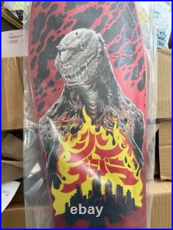 Santa Cruz SHIN GODZILLA Knox Firepit Skateboard Deck Limited Store Exclusive