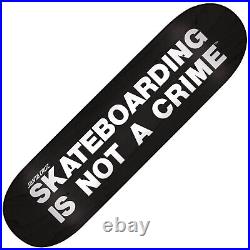 Santa Cruz SKATEBOARDING IS NOT A CRIME skateboard deck NEW-WITH-TAGS
