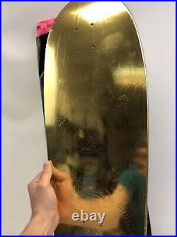 Santa Cruz SMA Natas Kaupas Blind Bag Natas Skateboard Skate Deck Gold Foil New