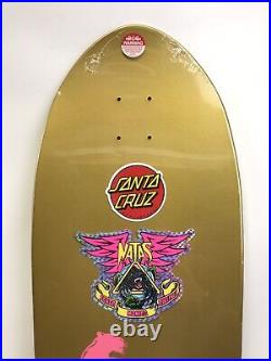 Santa Cruz SMA Natas Kaupas Blind Bag Natas Skateboard Skate Deck Gold Foil New