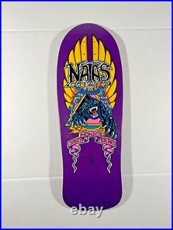 Santa Cruz SMA Natas Kaupas Forbes Panther Purple Skateboard Deck Reissue NEW