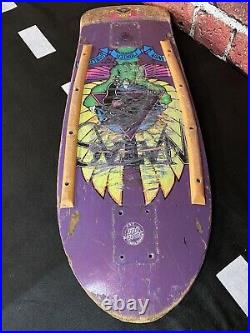 Santa Cruz SMA Natas Kaupas Panther Vintage Original Skateboard Deck 1980s O. G