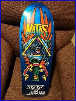 Santa Cruz SMA Natas Kaupas Reissue Skateboard Deck Blue Panther