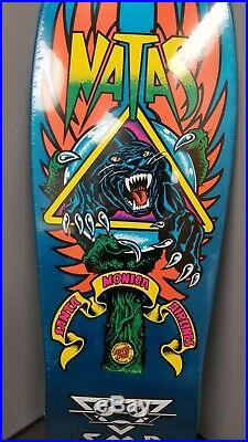Santa Cruz SMA Natas Kaupas Reissue Skateboard Deck Blue Panther