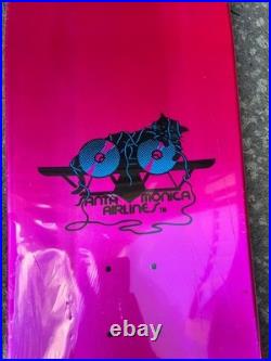 Santa Cruz SMA Natas Metallic Pink Kitty Skateboard Deck New in Shrink