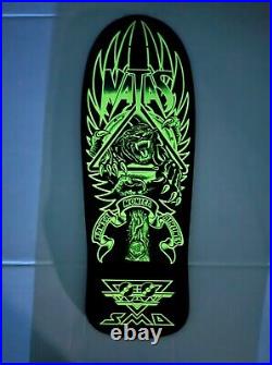 Santa Cruz SMA Natas Panther 3 Glow in the Dark 30 x 10 Deck 2018 Reissue NEW