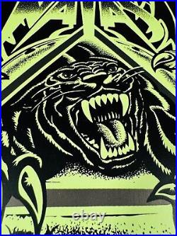 Santa Cruz SMA Natas Panther 3 Glow in the Dark 30 x 10 Deck 2018 Reissue NEW