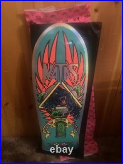 Santa Cruz SMA Natas Panther Blind Bag Teal Prismatic Foil Skateboard Deck