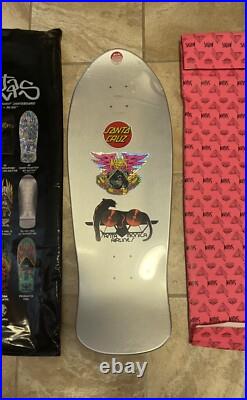 Santa Cruz SMA Natas Panther Blind Bag Teal Prismatic Foil Skateboard Deck New