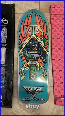 Santa Cruz SMA Natas Panther Blind Bag Teal Prismatic Foil Skateboard Deck New