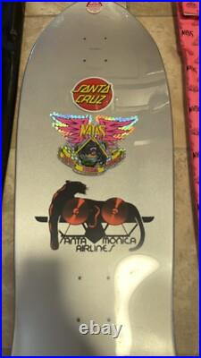 Santa Cruz SMA Natas Panther Blind Bag Teal Prismatic Foil Skateboard Deck New