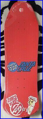 Santa Cruz STREET CREEP 30 Fckin Years LTD Red Reissue Skateboard Deck 2004
