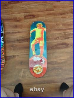 Santa Cruz Salba Orange Cry Baby Skateboard Deck 8.5