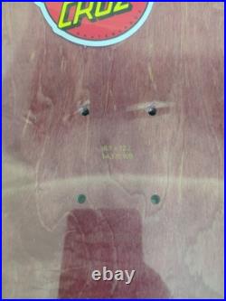 Santa Cruz Salba Orange Cry Baby Skateboard Deck 8.5