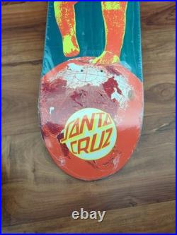 Santa Cruz Salba Orange Cry Baby Skateboard Deck 8.5