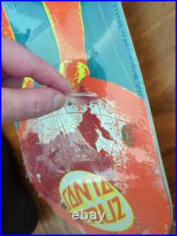 Santa Cruz Salba Orange Cry Baby Skateboard Deck 8.5