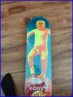 Santa Cruz Salba Orange Cry Baby Skateboard Deck 8.5
