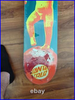 Santa Cruz Salba Orange Cry Baby Skateboard Deck 8.5