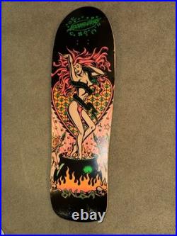 Santa Cruz Salba S Alba Skateboard Deck Witch Doctor Voodoo RARE GRAND Version