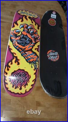 Santa Cruz Salba Skateboard Deck Tiger Screaming Hand Jim Phillips Sealed