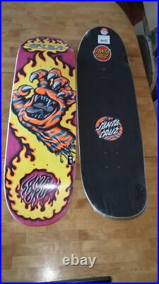 Santa Cruz Salba Skateboard Deck Tiger Screaming Hand Jim Phillips Sealed