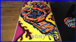Santa Cruz Salba Skateboard Deck Tiger Screaming Hand Jim Phillips Sealed