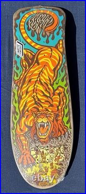 Santa Cruz Salba Tiger Matte Finish Reissue Skateboard Deck 100% Mint in Shrink